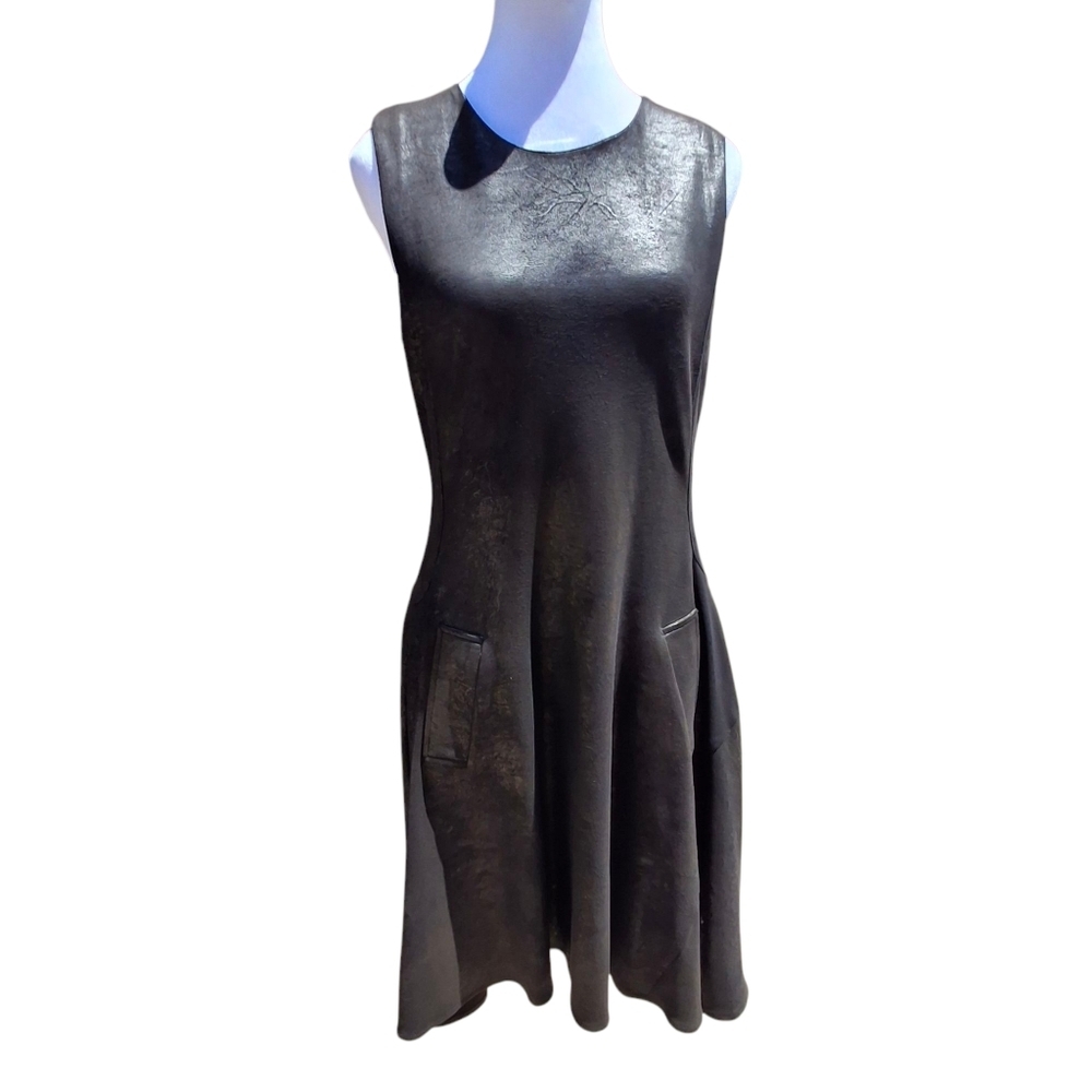 NU Denmark Sleeveless Black Fit & Flowy Circle Skirt Dress Women Size Small - Picture 4 of 16